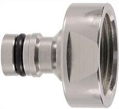 GEKA Hahnstecker plus-Stecksystem Messing vernickelt IG 30,93 mm - 46.0713.8