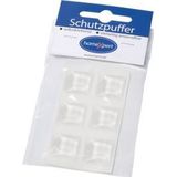 Schutzpuffer Clear 20,5mm Ku.transp.Quadrat selbstkl. - 563205