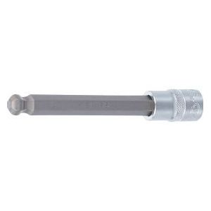 BGS Bit-Einsatz Länge 140 mm Antrieb Innenvierkant 12,5 mm (1/2") Innensechskant mit Kugelkopf 12 mm - 4258-12