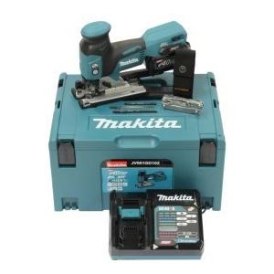 Makita JV001GD102 Akku-Pendelhubstichsäge 40V max. / 1x 2,5 Ah Akku + Schnellladegerät im MAKPAC + Side-Kick