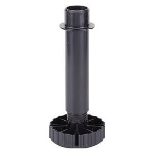 Hettich Sockelverstellfuß Korrekt Kunststoff schwarz 150 mm Bereich -6/+30 mm - 9306017
