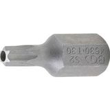 BGS Bit Antrieb Außensechskant 10 mm (3/8") T-Profil (für Torx) mit Bohrung T30 - 4630