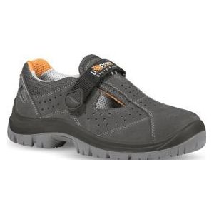 U.POWER Sicherheitssandale MAGIC Gr.46 grau Leder S1P SRC EN20345 - BC30335-46