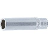 BGS Steckschlüssel-Einsatz Sechskant tief Antrieb Innenvierkant 6,3 mm (1/4") SW 9 mm - 10509