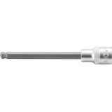 BGS Bit-Einsatz Länge 140 mm Antrieb Innenvierkant 12,5 mm (1/2") Innensechskant mit Kugelkopf 8 mm - 4258-8