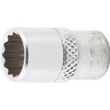BGS Steckschlüssel-Einsatz Zwölfkant Antrieb Innenvierkant 6,3 mm (1/4") SW 3/8" - 10877