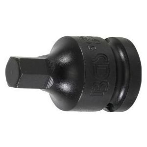 BGS Kraft-Bit-Einsatz Antrieb Innenvierkant 12,5 mm (1/2") Innensechskant 10 mm - 5485-10