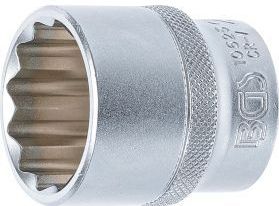 BGS Steckschlüssel-Einsatz Zwölfkant Antrieb Innenvierkant 12,5 mm (1/2") SW 28 mm - 10625