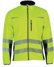 ASATEX Warnschutz-Softshelljacke Prevent® Trendline gelb / schwarz Größe L - PTW-SN/L/78