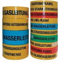 multicoll Trassenwarnband Aufdruck Achtung Fernwärmeleitung - 15 015 040 250 01 0019