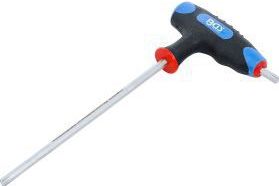BGS Schraubendreher mit T-Griff und seitlicher Klinge T-Profil (für Torx) T30 - 4010-15