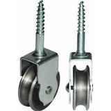 HBS-BETZ Vogelrolle 471 Grauguss D.80mm Trgf.max.30kg Nut 8,5mm - 63175