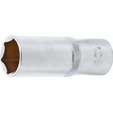 BGS Steckschlüssel-Einsatz Sechskant tief Antrieb Innenvierkant 12,5 mm (1/2") SW 21 mm - 10561