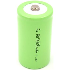 Oplaadbare D batterij. NiMH 1.2V 7000mAh (HR20)