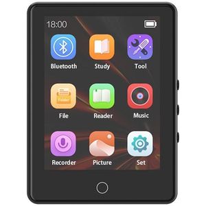 MP3 speler met Bluetooth & Touchscreen - 32GB of 62GB Intern geheugen + MicroSD kaartslot