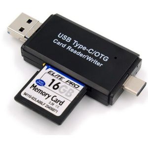 USB, Micro USB & USB Type C Kaartlezer voor SD & MicroSD(HC/XC) Geheugenkaarten