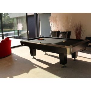 Top Table Lexor Pooltafel X-Treme II Pro Black RVS 9FT