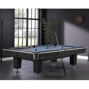 Top Table Lexor Pooltafel X-Treme II Black Wood Steel 9FT