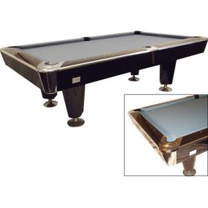 Pooltafel Lexor X-treme Glamour Piano Black-Chroom 7FT