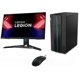 Lenovo LOQ 17IRB8 RTX4060Ti I7 Gaming Desktop + R25i-30 + Legion M300s Mouse 13e generatie Intel® Core i7-13700F-processor E-cores tot 4,10 GHz en P-cores tot 5,10 GHz, Windows 11 Home 64, 1 TB SSD TLC - BUNDLENL1015