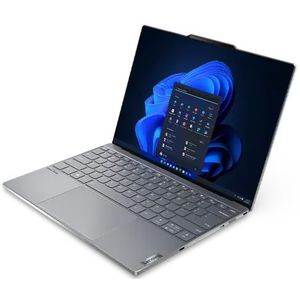 Lenovo ThinkBook 13x Gen 4 Intel® Core Ultra 5-125H-processor E-cores tot 3,60 GHz en P-cores tot 4,50 GHz, Windows 11 Home 64, 512 GB SSD, M.2 2242, PCIe Gen4, TLC - 21KRCTO1WWNL1