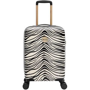 Dames handbagage koffer zebra print - 55 cm - MŌSZ Lauren
