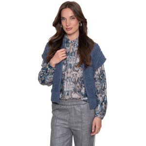 Geisha - Pullover - Blauw - Mouwloos Vest