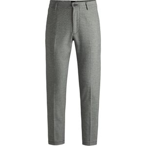 Boss - Regular-Fit - Herenpantalon - Zwart - Taps Toelopende Pijp