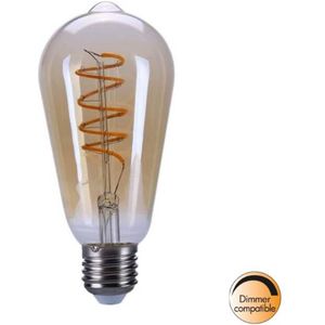 Highlight – kristalglas filament lamp – amber – dimbaar