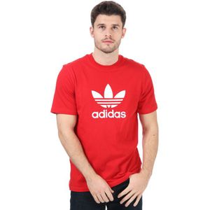 adidas Originals - Trefoil T-Shirt - Rood - Heren
