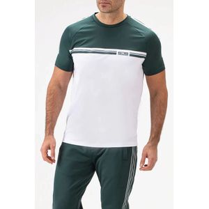 Sjeng Sports Sportshirt Coster Wit/Donkergroen