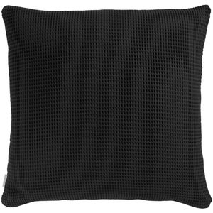 Heckett & Lane Kussensloop wafel pillowcase deep black 50 x 50 cm