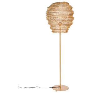 White Label Living Lena vloerlamp goud