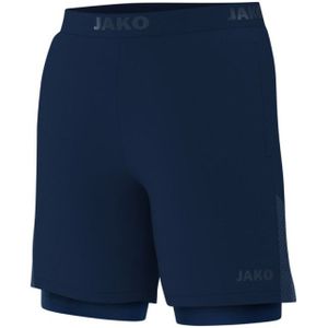 Jako - Power 2-In-1 Short - Marine - Korte Broeken