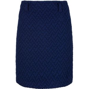 Jacquard - Minirok - A-lijn - Dik Gebreide Wol