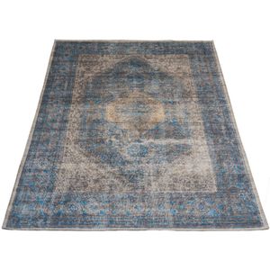 Veer Carpets Vloerkleed madel groen/blauw 160 x 230 cm