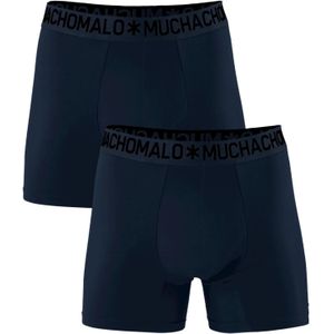 Muchachomalo Jongens 2-pack bamboo boxershorts effen