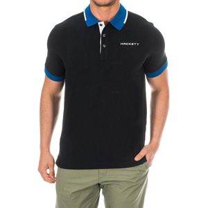 Herenpolo met korte mouwen en contrasterende reverskraag HMX1005D