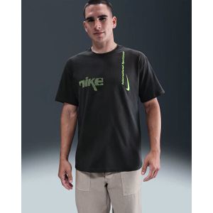 Nike - NSW Tee M90 Swoosh Sport - T-shirt - Antraciet - Korte Mouw - Heren