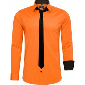 Set van 2 overhemden met stropdas