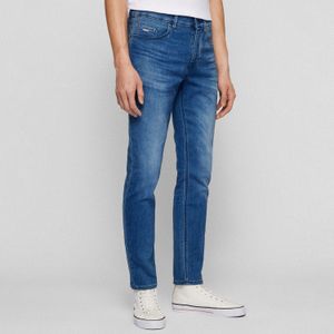 BOSS - Taber - Jeans - Donkerblauw - Taps Toelopende Pasvorm