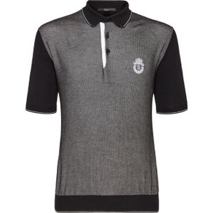 Billionaire - Pullover Polo-Neck Crest - Poloshirt - Zwart