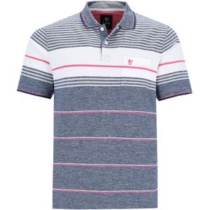 Hajo - Poloshirt - Blauw - Katoen