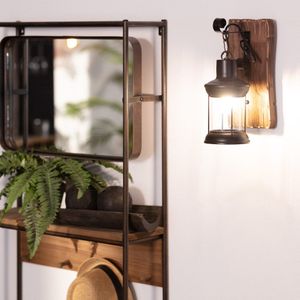 Bussandri Exclusive moderne wandlamp metaal e27 l:20cm voor binnen woonkamer eetkamer slaapkamer -