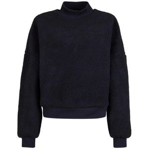 Urban Classics Dames sherpa sweater met staande kraag