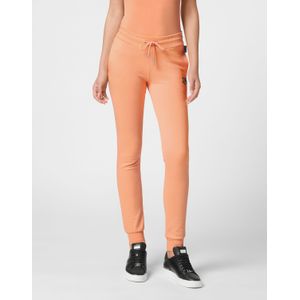 Philipp Plein - Joggingbroek Iconic - Oranje - Dames - Katoen