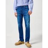 Wrangler Greensboro heren regular-fit jeans blue jam