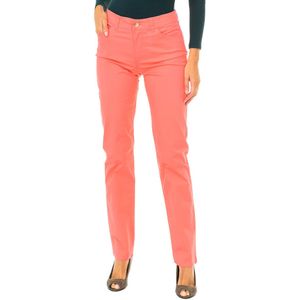 Armani Jeans - Rechte Broek - Rood - Dames - Katoen