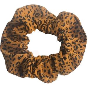 TOPITM Meiden scruncie leopard brown