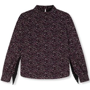 Refined Department Alvera ladies woven flowy dots blouse dessin